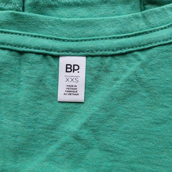 BP Vneck Basic Tshirt Tee Green XXS - Picture 6 of 6